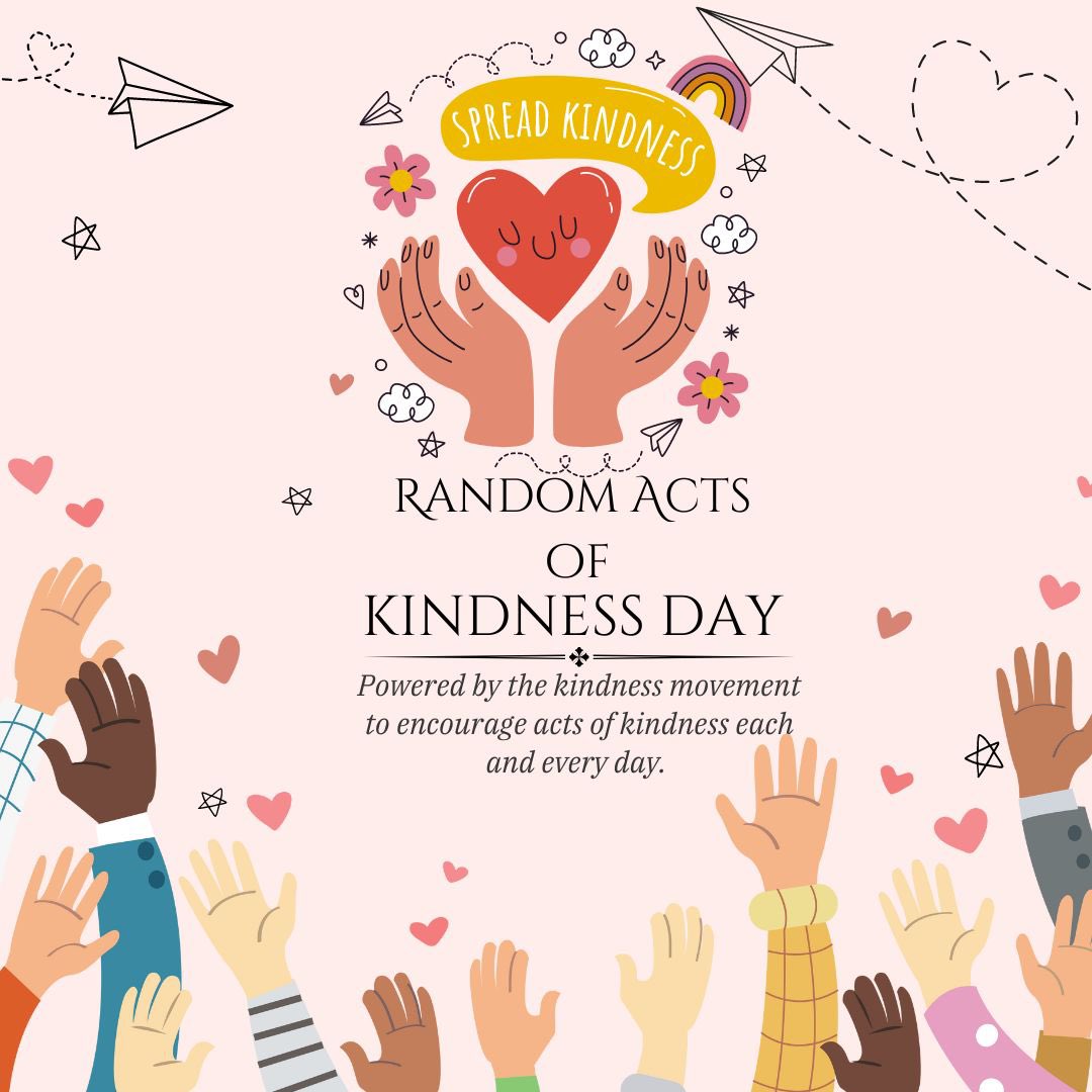 Today is a wonderful day to spread kindness #RandomActsOfKindness #play #playteam