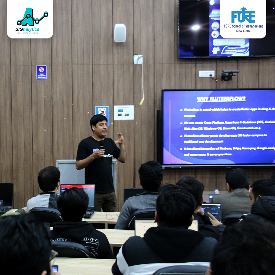 FORE_Delhi's tweet photo. FSM is honoured to have Mr. Prashant Sharma and Mr. Pankaj Sharma of Flutterflowdevs as mentors and distinguished guests to ensure a productive workshop for students.
#FORESchoolOfManagement #FlutterFlow #PrashantSharma #PankajSharma #FSMHackathon2024 #3rdWorkshop #SIGnalytics https://t.co/pSc91ADA4m
