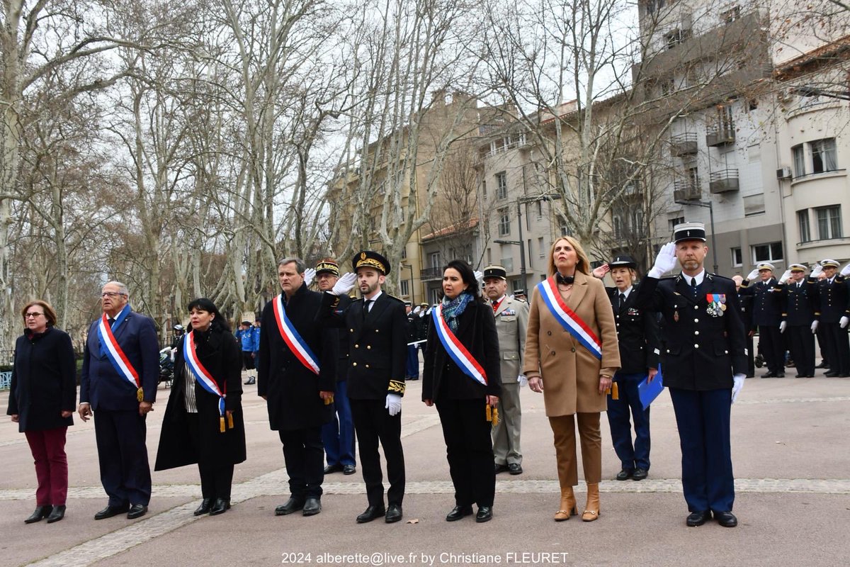 À Perpignan lors de la cérémonie d’hommage aux héros de la gendarmerie nationale décédés en 2023.