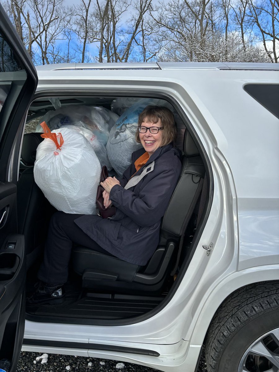 Time for another plastic delivery to TREX. Keep those donations keeping.