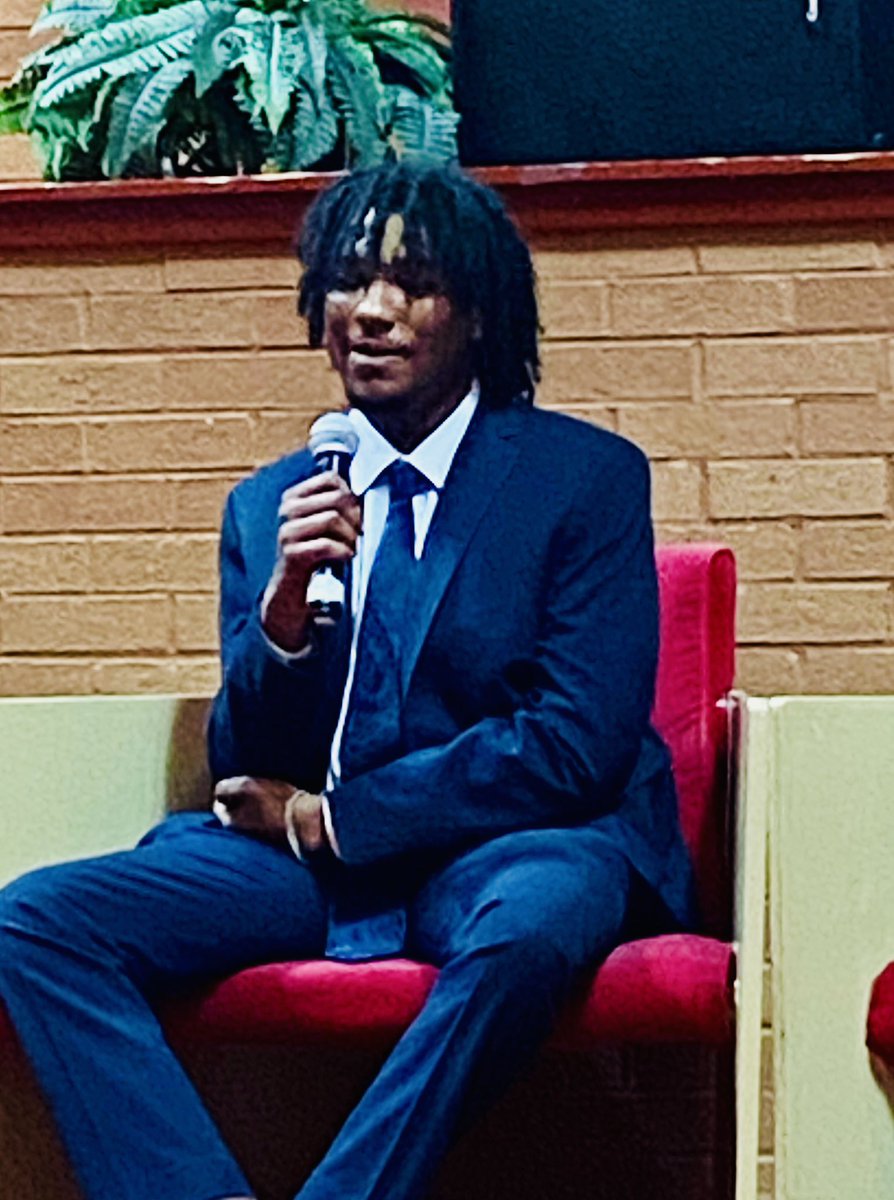 His first visit to @TuskegeeUniv was before he could even walk. I wonder what his great-grandmother would’ve said if she’d seen him speaking on the Honors Day panel yesterday for accepted scholars at our alma mater? Whew. Legacy is a beautiful thing. This is ours. #HBCUmade