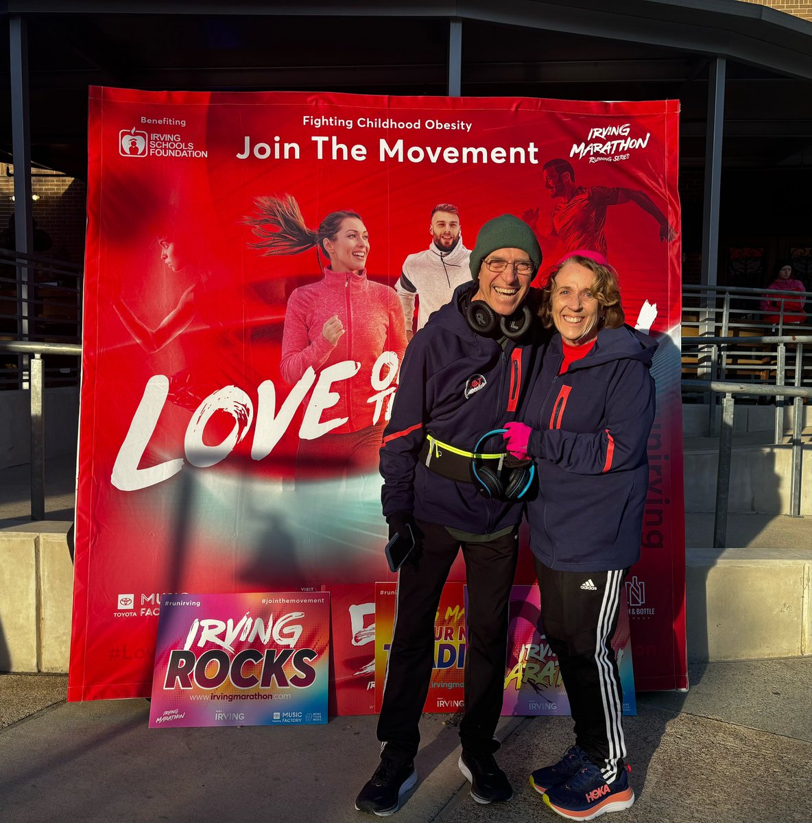 laurie_toben's tweet photo. โPeople don't notice whether it's winter or summer when they're happy." I am certainly extremely happy to be running this first race of the year, in Irving, with the Tobenator, however we definitely notice the cold! ๐ฅถ @TobenDoug #loveontherun2024 #blessed #runirving https://t.co/GmyMZms7yN
