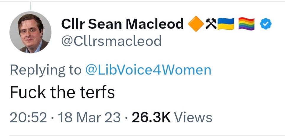GenderReceipts's tweet photo. Abusive trans activist who tweeted 'Fuck the terfs' at women protecting their rights is being celebrated by @JohnLewisRetail.
#BoycottJohnLewis 
@Telegraph @DailyMailUK https://t.co/A7q6RZRarr