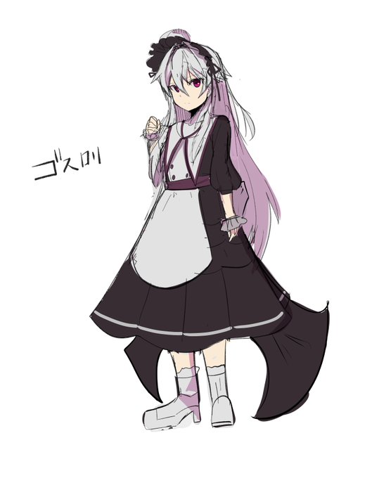 アシュちゃんお洋服
こう蝙蝠ゴスロリみたいな感じの… 