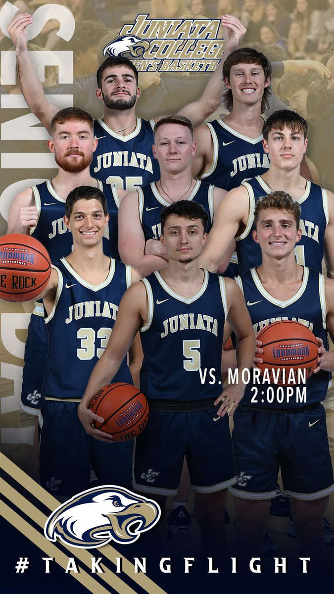 Senior Day‼️

📍: Memorial Gym
⏰: 2:00 pm
📹:juniatasports.net/links/4gmec2
📊:juniatasports.net/sports/mbkb/20…

#WingsUp #TakingFlight #GoEagles