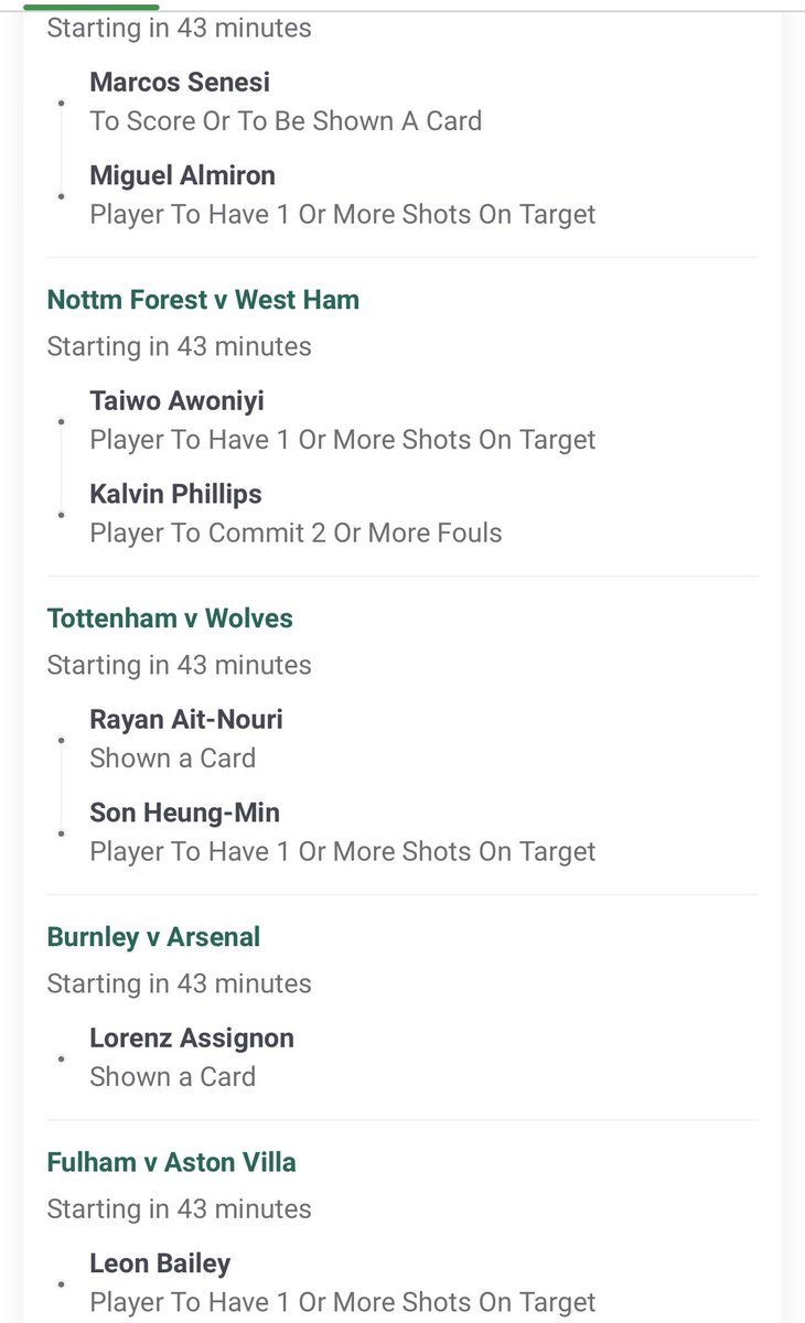 beck_builder's tweet image. Big Mixed Betbuilder ⚽️👍 #NEWBOU #NFOWHU #TOTWOL #BURARS #FULAST 324/1