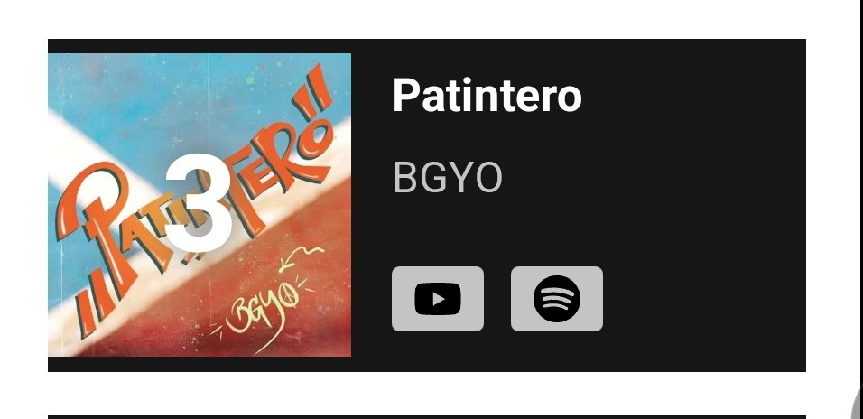 Bgyoheadlines's tweet photo. #BGYO_Patintero  debut at #3 on Myx Pinoy Countdown keep on voting ACEs at @myxglobal💪💪💪

 #BGYO_Patintero 
#BGYO @bgyo_ph https://t.co/vO6X2ZMuaN