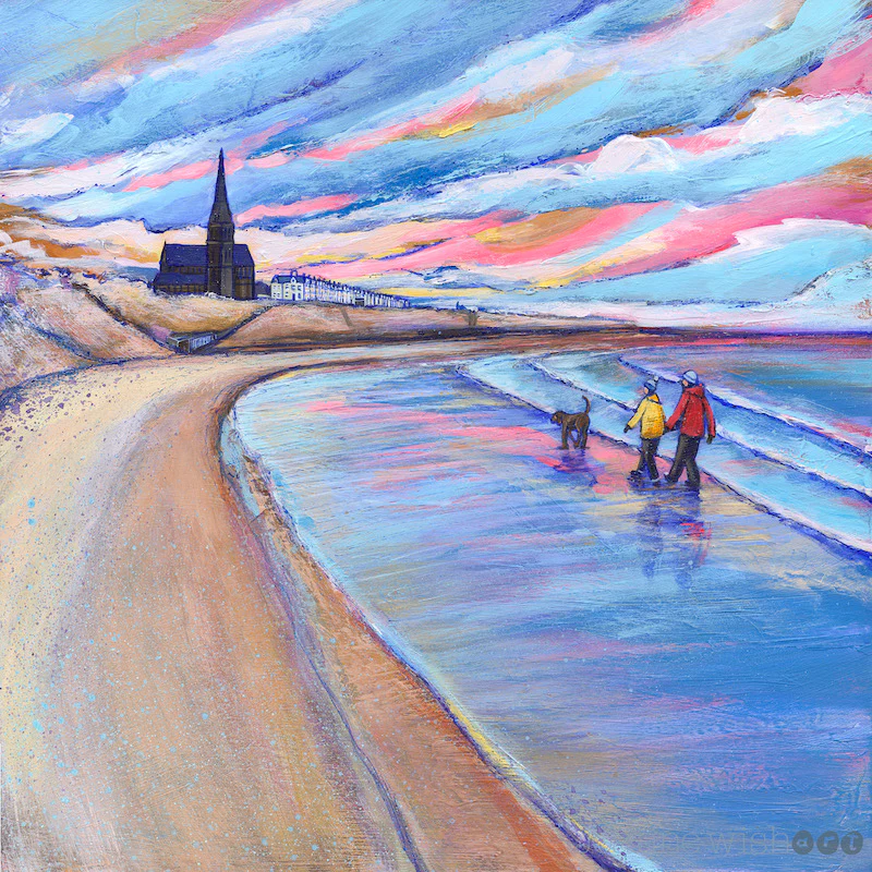 Joanne_Wishart's tweet image. The last of my new original paintings is ‘Longsands Winter Walk’. This painting brings the splendour of the North East into your home, and I’m so delighted it has sold so quickly and gone to its forever home.
#shoplocal #Longsands #WomensArt #Cullercoats