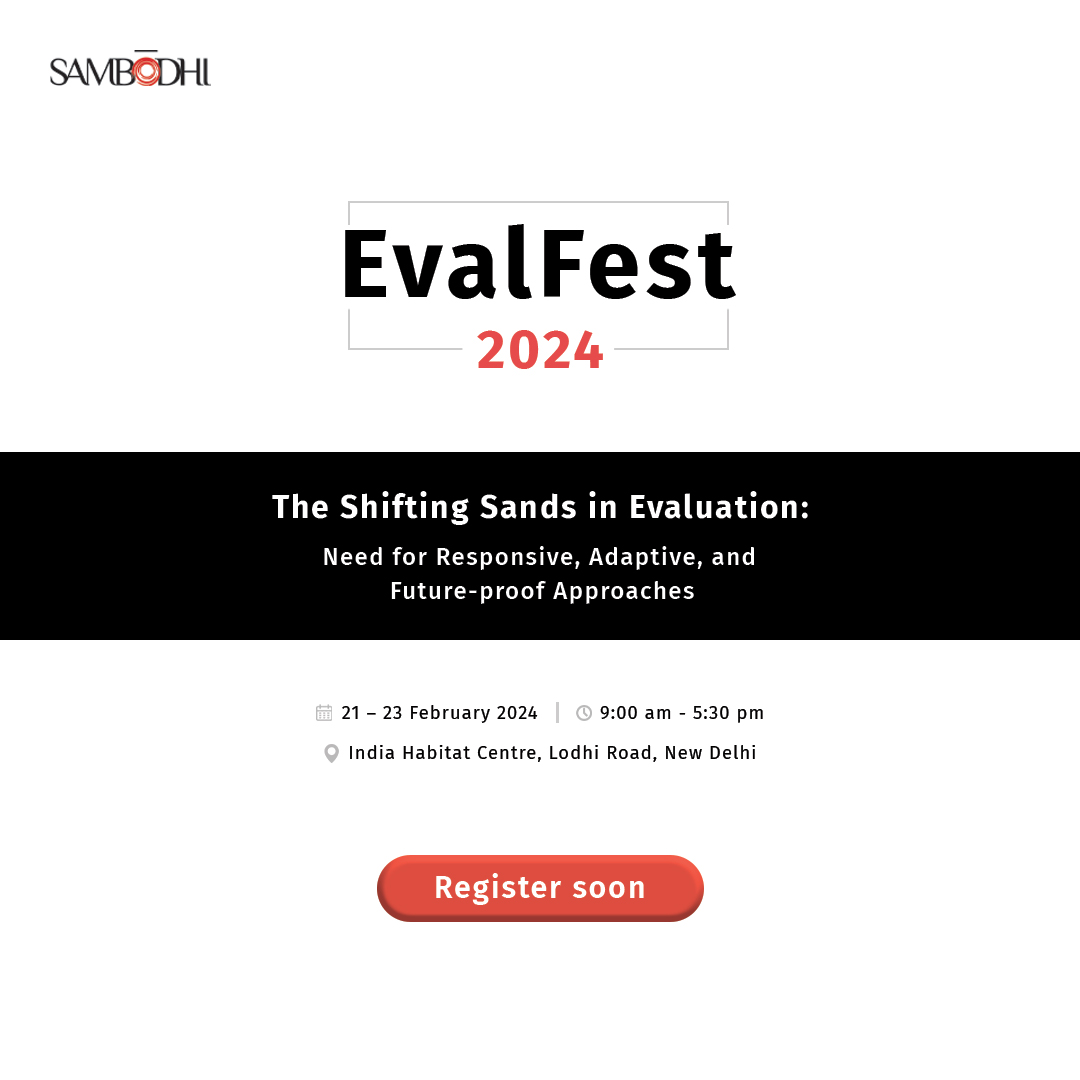 Just two days until #EvalFest begins!

Whether you're a seasoned professional or a beginner, this event is the perfect opportunity to enhance your #evaluation skills and knowledge.

Secure your spot now: bit.ly/3H9jL3c

#EvalFest2024 #learning #collaboration #networking