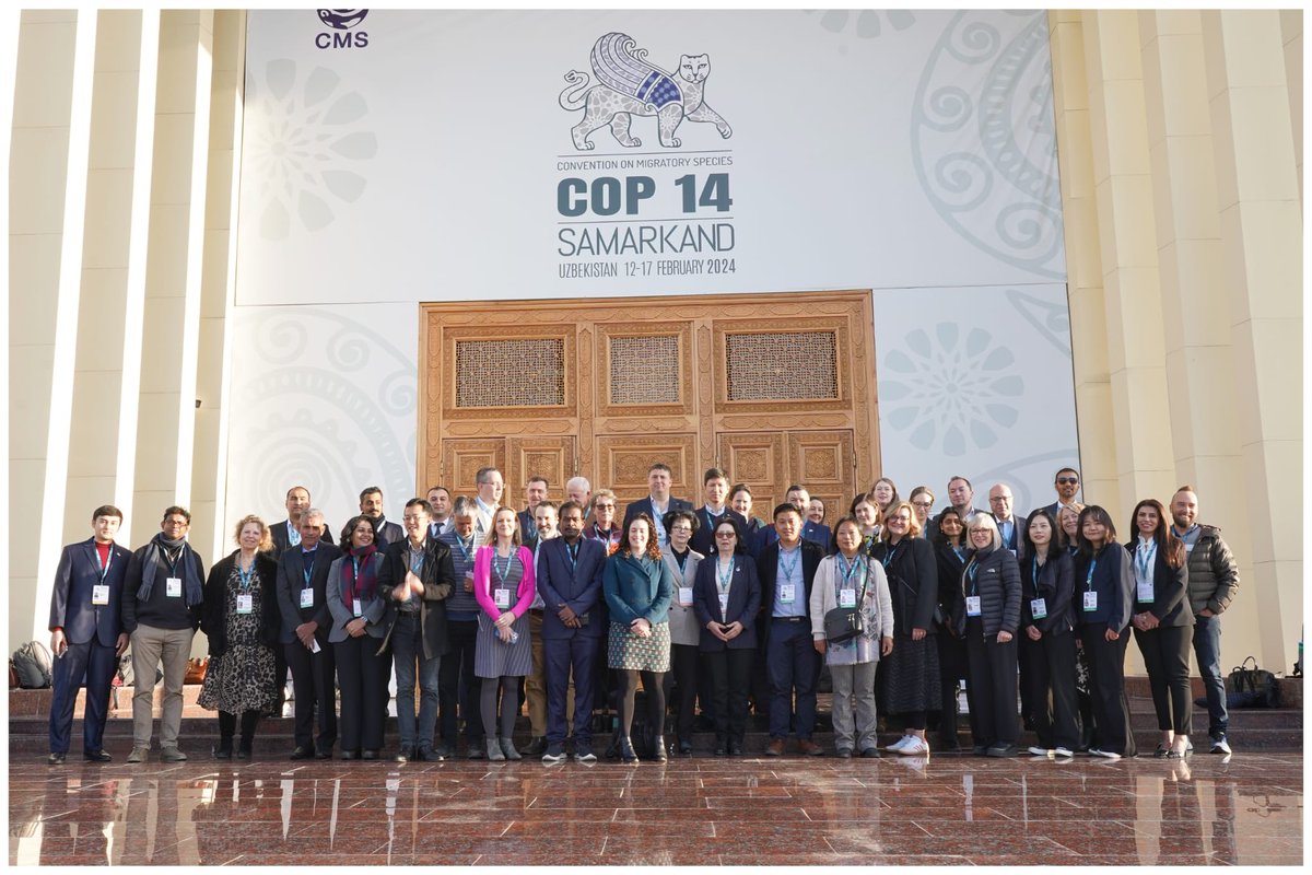 And that’s a wrap for #CMSCOP14! Meant to include a pic of the awesome @BirdLife_News team, so here we are, showing #ThePowerOfMany… 🙌💚