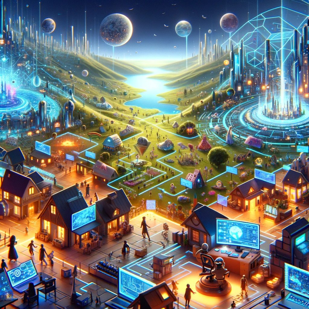 From gaming to virtual real estate, #NFTs are creating new economies. Imagine owning a virtual land or a rare item in your favorite game that's uniquely yours, tradeable in global markets. The possibilities are endless! #VirtualEconomy #DigitalAssets #NFT #nftart