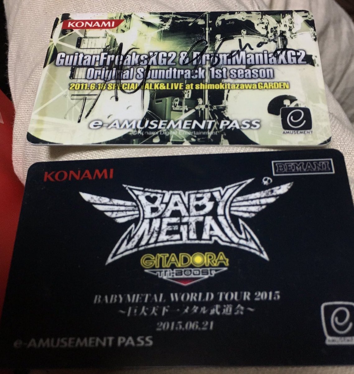 KONAMI】BABYMETAL e-amusement pass