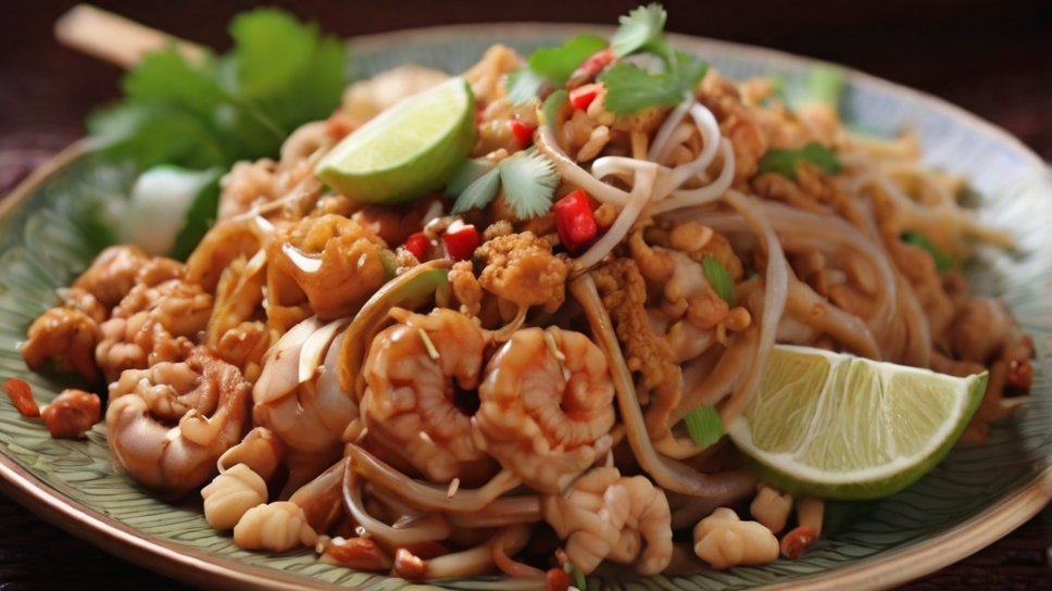 "Zesty Thai Delight: Authentic Pad Thai Recipe"
.
.
.
#PadThai #ThaiFood #NoodleDish #SpicyNoodles #PeanutSauce #StreetFood #ThailandCuisine #Thaifoodie #ThaiStreetFood #PadThaiLover #AsianCuisine #SoutheastAsianFood #NoodleLove #Foodie #FoodPorn