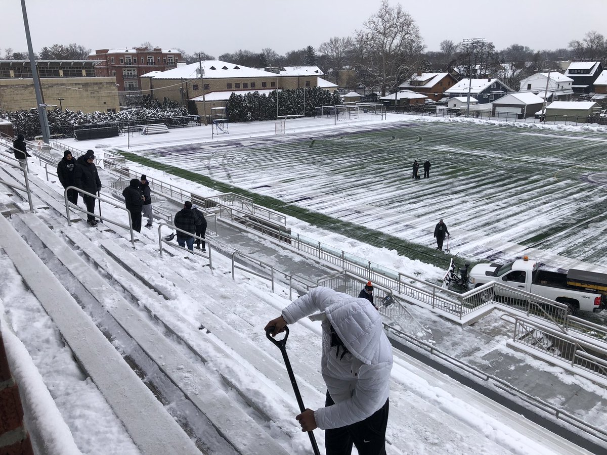 cap_athletics's tweet photo. It takes a village. 

A huge thank you goes out to @Capital_U Facilities, @CapitalU_FB, @CapMenSoccer for helping prepare Bernlohr Stadium for today’s season opener for @CapitalWLAX! 

#CapFam | #POTP | #WhyD3 https://t.co/MlzJKSv1sD