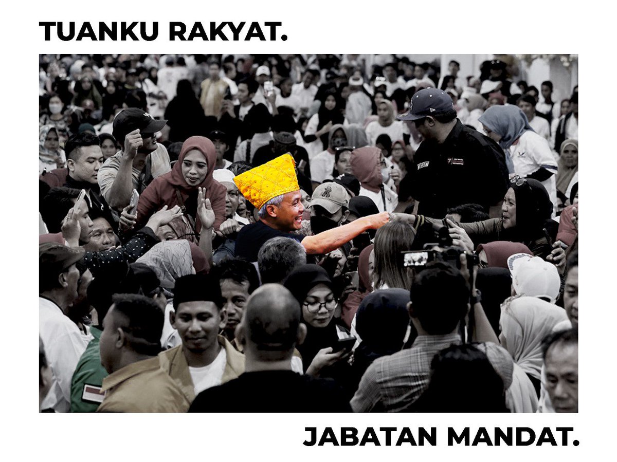 Pemahaman Ganjar Pranowo terhadap alah keadilan sebagai hak rakyat adalah pencerahan baru, menunjukkan visinya yang jauh ke depan untuk kesejahteraan yarakat. . Ganjar Pranowo, hanya yang terbaik untuk rakyat @meformyself__ 
#KitaAdalahTiga
#BanggaBersamaGPMMD