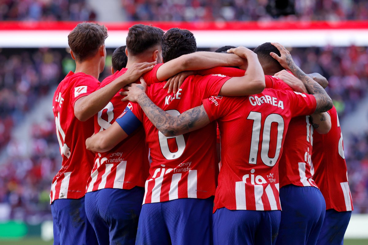 Atleti's tweet photo. ¡Y tres puntos más en casa! 👊 https://t.co/d61EKQx6zT