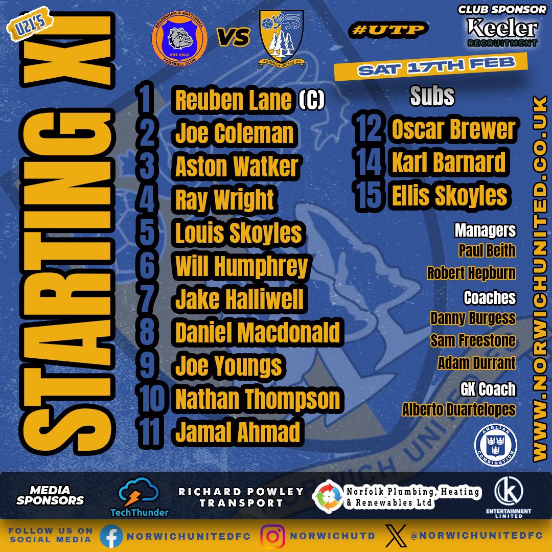 Norwich United FC tweet media