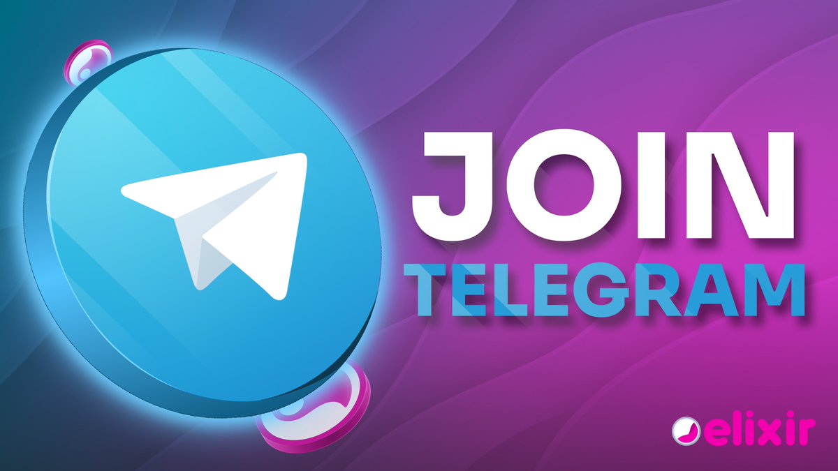 💡 Looking for a chill space to geek out about gaming and blockchain? We just opened a Telegram group to dive into discussions with the market community about the @Elixir_Games token, products and more 👉 t.me/ElixirGamesOff… 👈