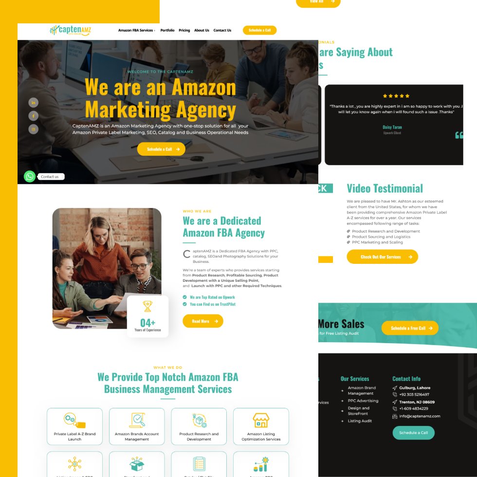 mateen_de's tweet photo. Exciting News! Just launched the website for CaptenAMZ
→ A 𝐖𝐨𝐫𝐝𝐏𝐫𝐞𝐬𝐬 based Website...
𝐖𝐞𝐛𝐬𝐢𝐭𝐞 𝐋𝐢𝐧𝐤: https://t.co/Vc27gIkpq4

📷 DM "𝐖𝐞𝐛𝐬𝐢𝐭𝐞", for 𝐅𝐫𝐞𝐞 𝐂𝐨𝐧𝐬𝐮𝐥𝐭𝐚𝐭𝐢𝐨𝐧
#WebDesign #WebDevelopment #Captenamz https://t.co/Sw2YLmfurM