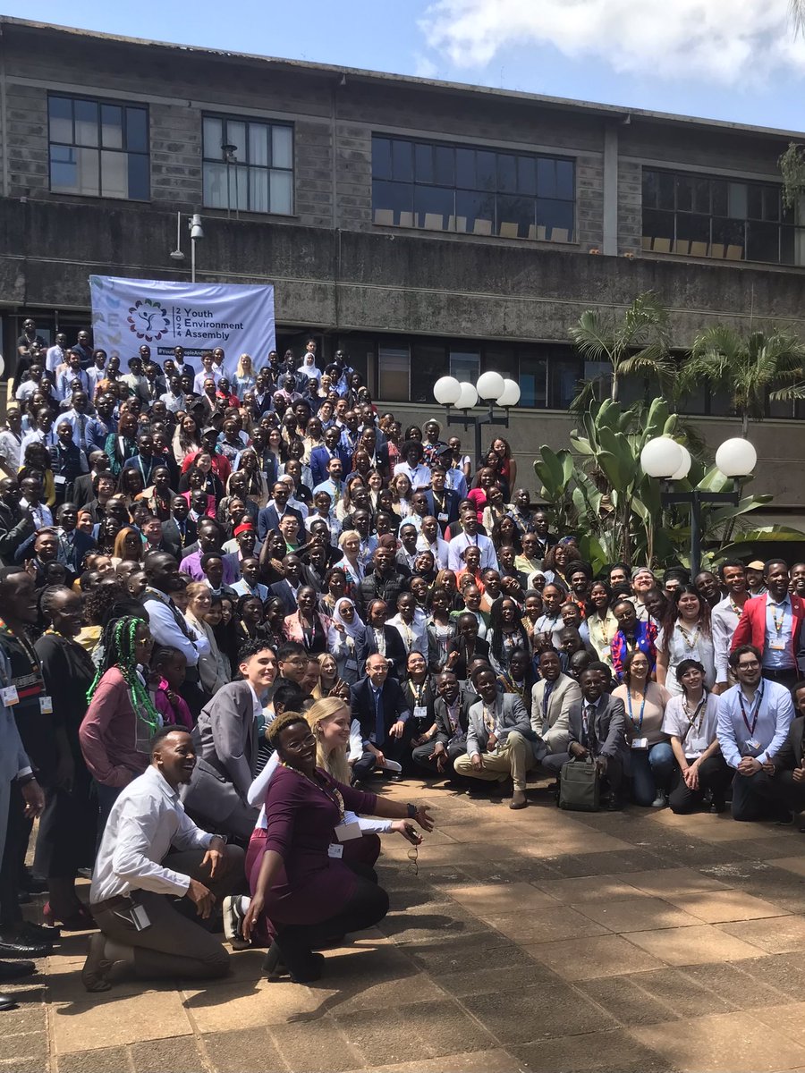 At the opening of the #GYEA2024 Global Youth Environment Assembly on the eve of #UNEA6. Young leaders from around the world, determined to steer global environmental agenda with a focus on concrete action. Exactly what is needed!#Youth4PeopleAndPlanet @EUinKenya @UNEP @EU_ENV