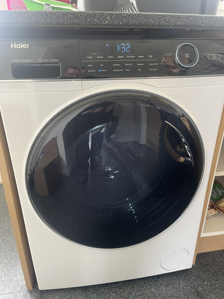 Direct Motion 9kg Haier Washer installed this week 😍
Comes with Free Delivery &amp; 5 Year Part &amp; Labour Warranty.
Buy here - yeomanselectrical.co.uk/haier-hw90b149…