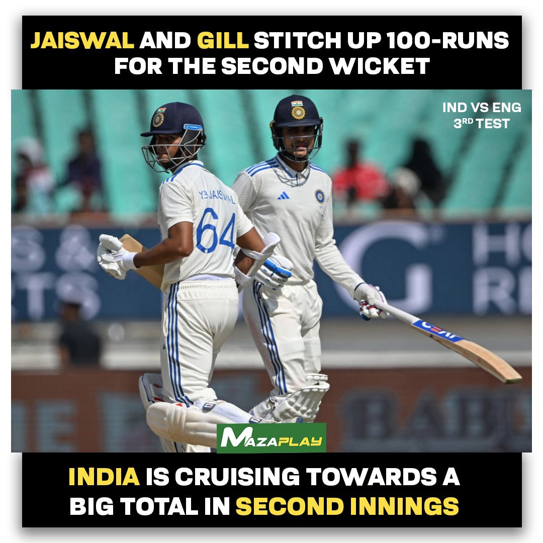 What a day of comeback from India after their bowlers bowled out England very cheaply!

#INDvENG #INDvsENG #YashasviJaiswal #ShubmanGill #Gill #Jaiswal #Test #Cricket #Rajkot #MazaPlay