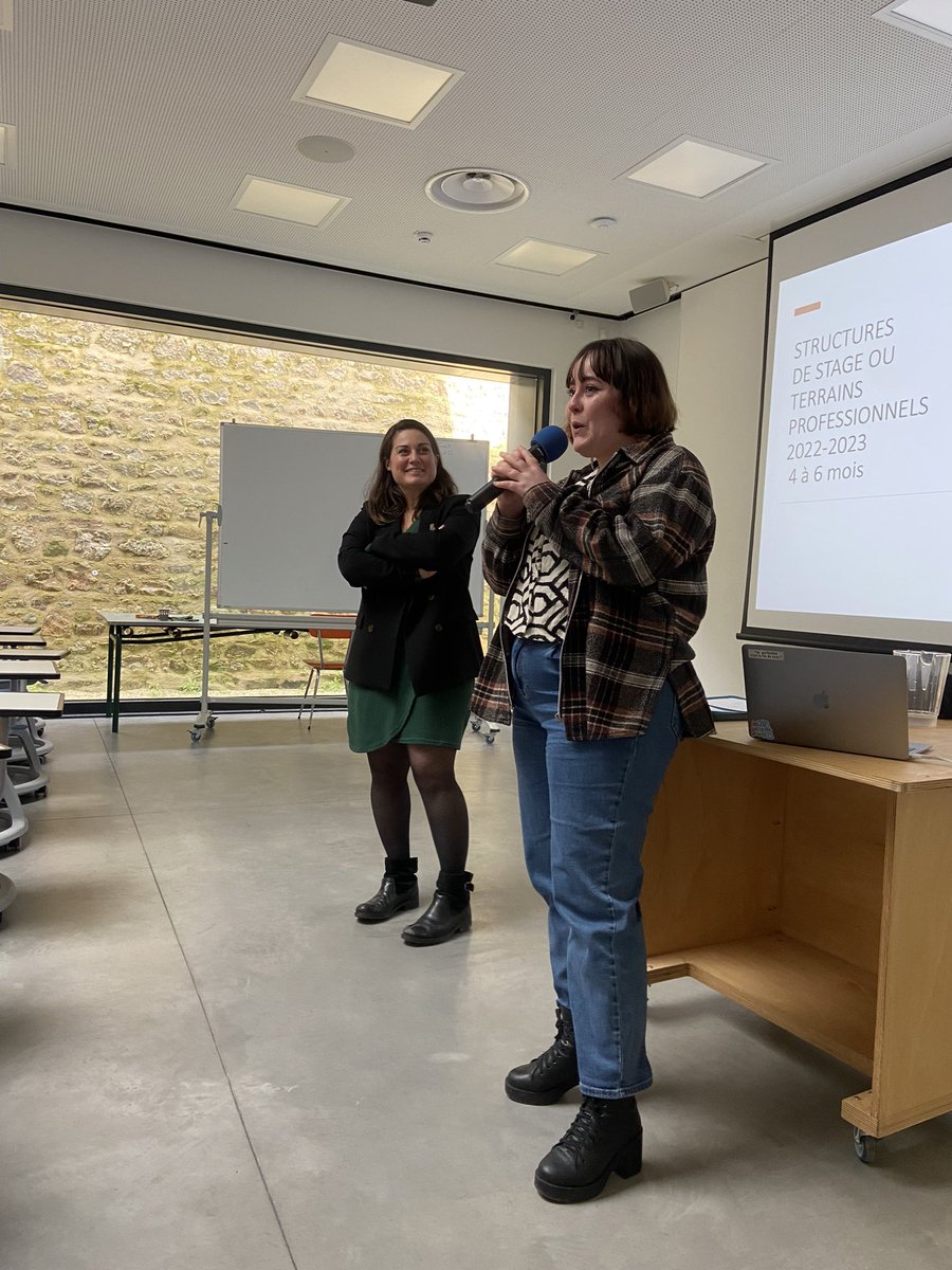 <a href="/StephPqrJcq/">Stéphanie Pourquier-Jacquin</a> Avec 2 témoignages d’anciennes étudiantes,  <a href="/CaroleBoetti/">Carole Boetti</a> &amp; <a href="/lyzaiglc/">Lyzaïg Le Clec'h</a> qui racontent leur parcours professionnalisant en #EAC!