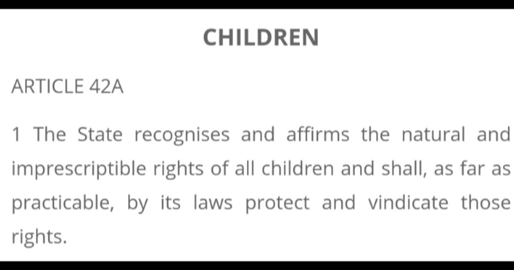 LFJIreland's tweet image. Roderick O&apos;Gorman TD spreading misinformation.  In the recent Supreme Court decision [2024] IESC 1 Chief Justice Donal O’Donnell 
noted that Article 42A “sought to put beyond doubt in the text of the Constitution what had been said in the case law — that the rights of children…
