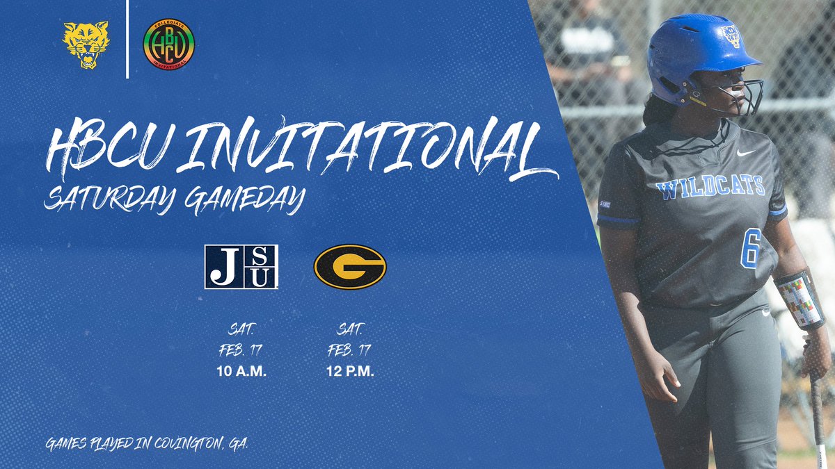 FVSUATHLETICS's tweet photo. Leah Leonard and the Wildcats return to action today against a pair of D1 foes! FVSU faces Jackson State (10 a.m.) &amp; Grambling State (12 pm.) in the Inaugural HBCU Invitational in Covington, Ga.! https://t.co/UJ9r61r0Xf