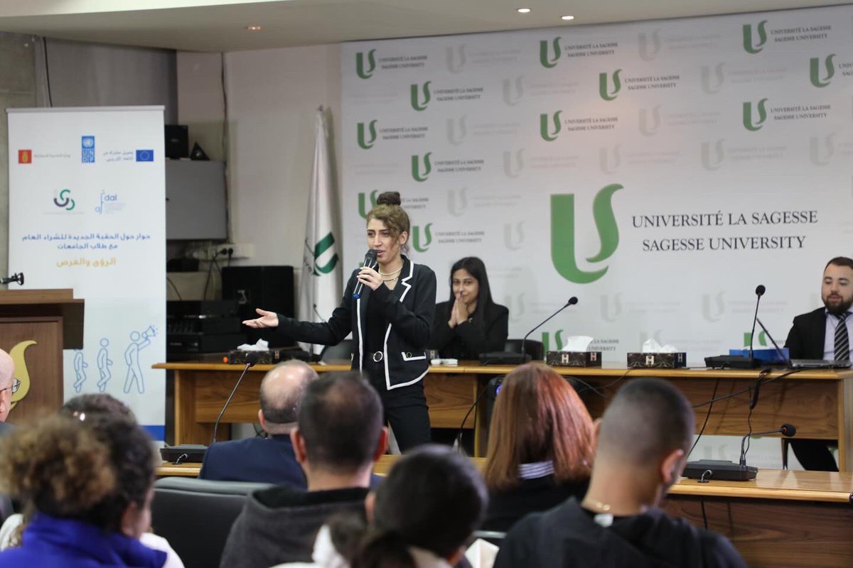 Thrilled about our ongoing university outreach! 
Special thanks to Dr. Jean Allieh, Dean Chady Saad, and Judge Elie Maalouf for their insightful panel. 
Thank you <a href="/ulasagesse/">Université La Sagesse</a> and your passionate students for your warm welcome, and commitment to the #public_procurement_law cause.