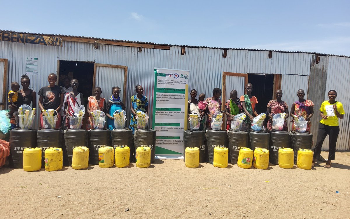TUPADO_'s tweet photo. Distribution of Non Food Items for WASH program in Todonyang, Lowarengak and Narengewoi by @TUPADO_ in partnership with @Oxfam  and funded by @dfat https://t.co/su00YYhiMm