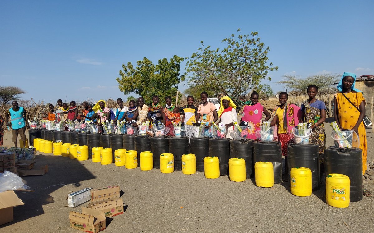 TUPADO_'s tweet photo. Distribution of Non Food Items for WASH program in Todonyang, Lowarengak and Narengewoi by @TUPADO_ in partnership with @Oxfam  and funded by @dfat https://t.co/su00YYhiMm