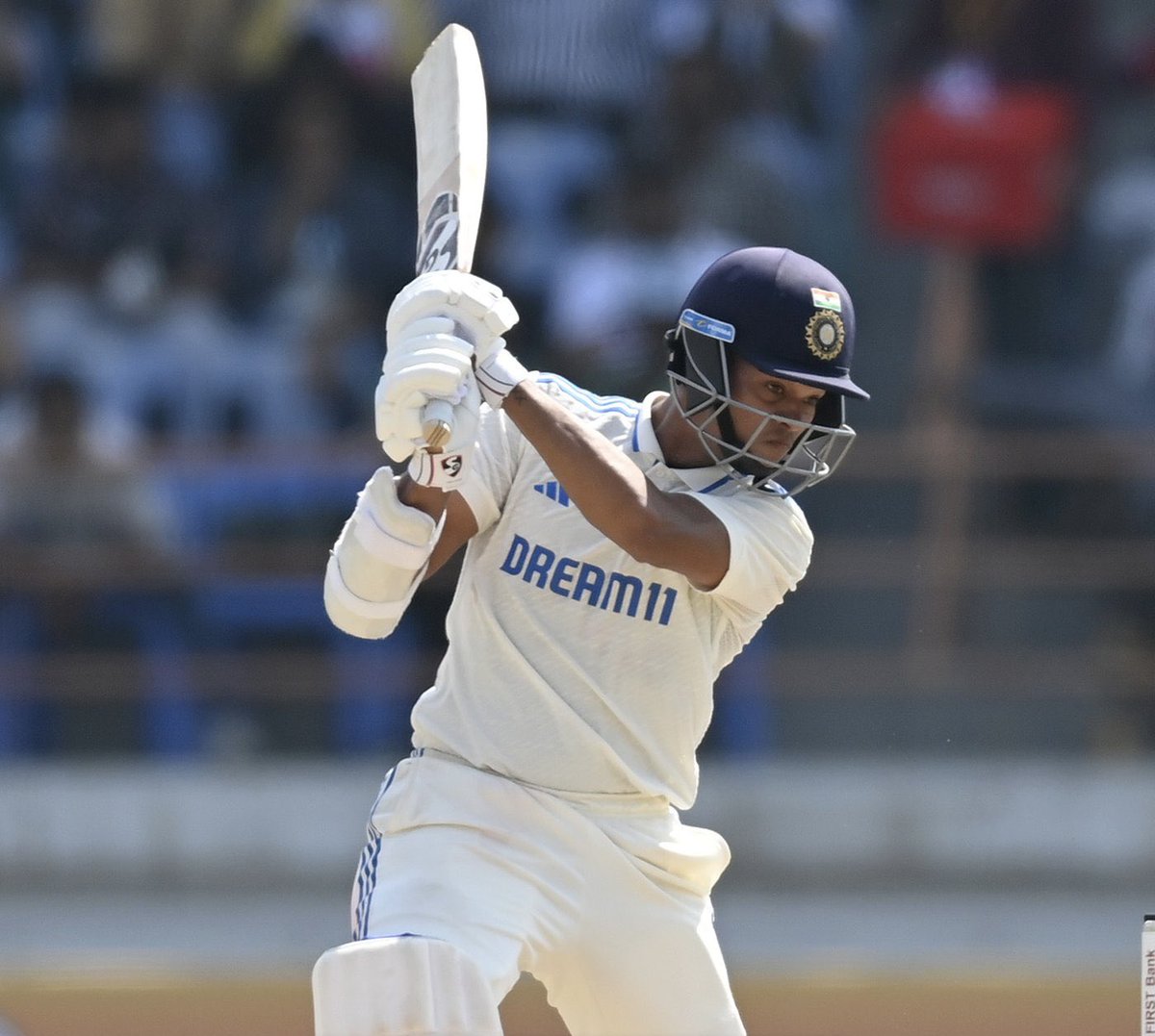 DineshKarthik's tweet photo. Not just a century but bossing the bazball in style! The confidence and stroke play has been top class from @ybj_19.

#INDvENG https://t.co/OL3SJPDMm4