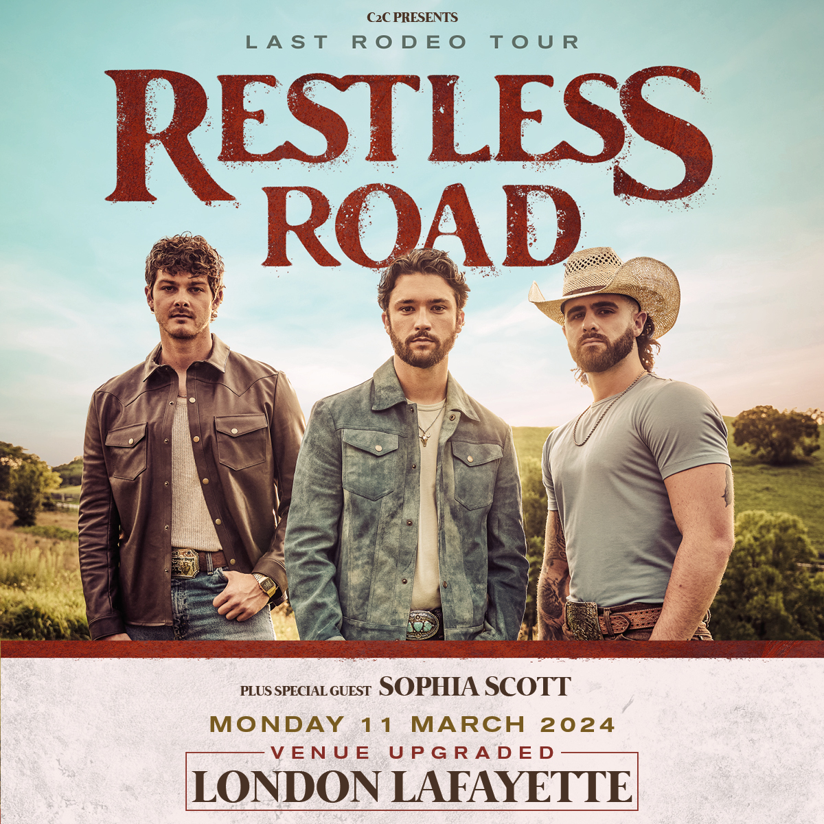 AXS_UK (@axs_uk) on Twitter photo 🎸 Country music fans, mark your calendars! <a href="/RestlessRoad/">Restless Road</a> is taking over <a href="/LondonLafayette/">LafayetteLondon</a> on March 11th for a night of unforgettable tunes and good vibes! 🤠🎶 Special guest Sophie Scott just announced!
⏰ Tickets are on sale now
🎫 w.axs.com/zKF950Qqsha 🎸 Country music fans, mark your calendars! <a href="/RestlessRoad/">Restless Road</a> is taking over <a href="/LondonLafayette/">LafayetteLondon</a> on March 11th for a night of unforgettable tunes and good vibes! 🤠🎶 Special guest Sophie Scott just announced!
⏰ Tickets are on sale now
🎫 w.axs.com/zKF950Qqsha