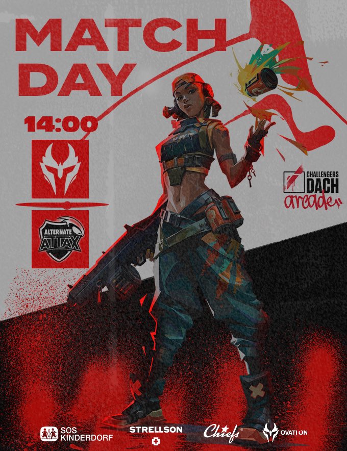 Ready to fight 💢 Matchday vs @ATNattax {14:00} #ownyourgame | @valleague_dach
