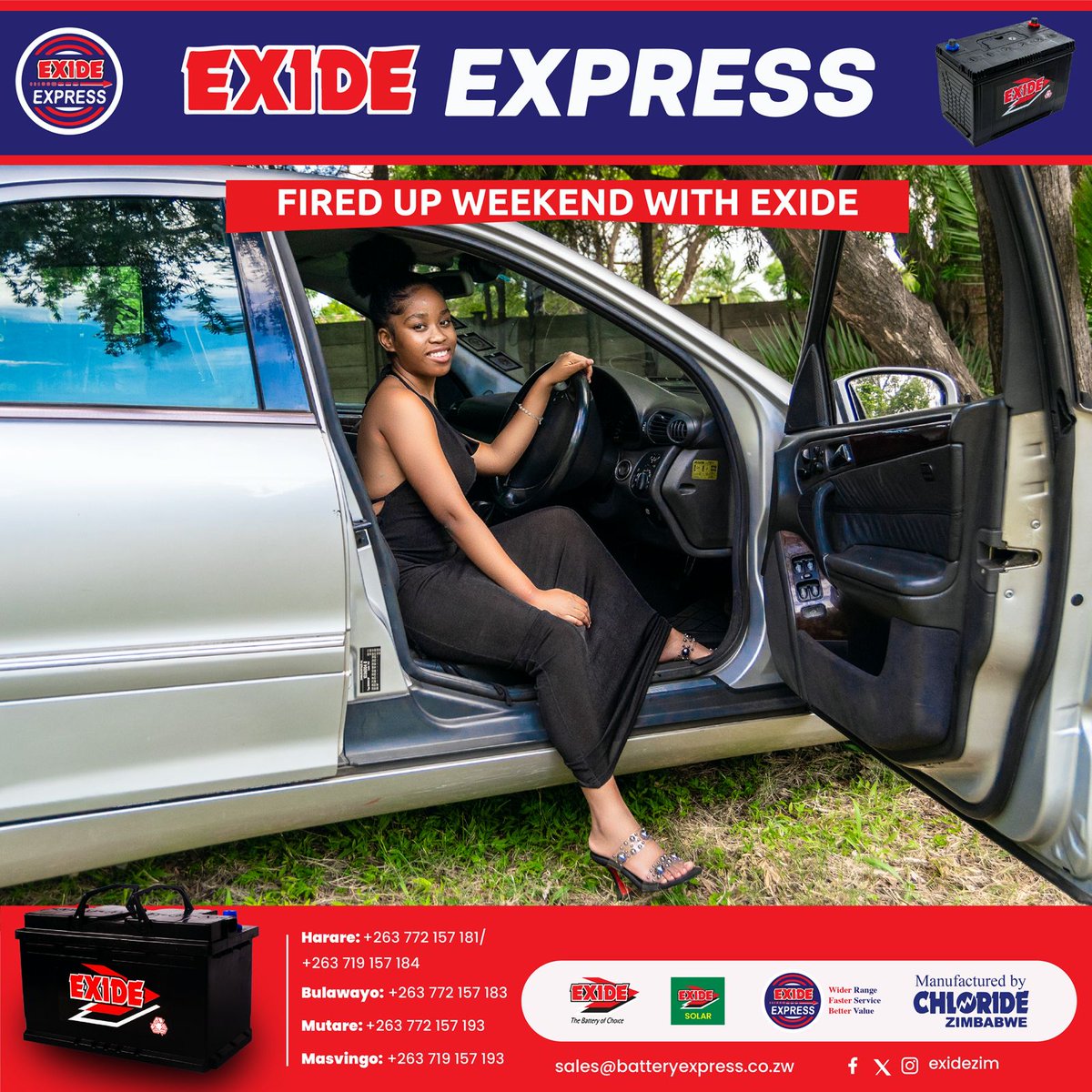 Weekends are more enjoyable when your car is powered by Exide. Choose convenience, buy the Exide battery and enjoy the real power. #exidebatteries #thebatteryofchoice #triedandtested @KUDZIELISTER2 @Mavhure @alickmacheso3 @EsteemComms @takemorem1 @IdeasZaka