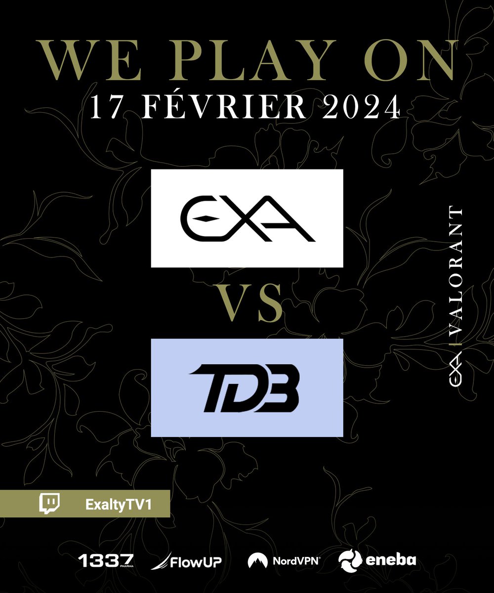 Ça y est, nous y est ! 🫡

Notre premier match des #VALOTF est dans moins de 30 minutes 🕐

🆚 <a href="/TodobewEsport/">TODOBEW</a> 

RDV à 13h pour soutenir nos joueurs sur le cast ⤵️
twitch.tv/exaltytv1