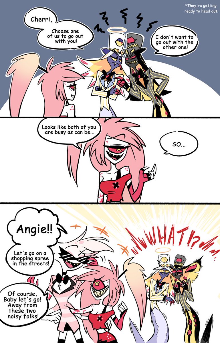 🐍🍒🐍
“Choose me!”
#HazbinHotel #Cherrisnake