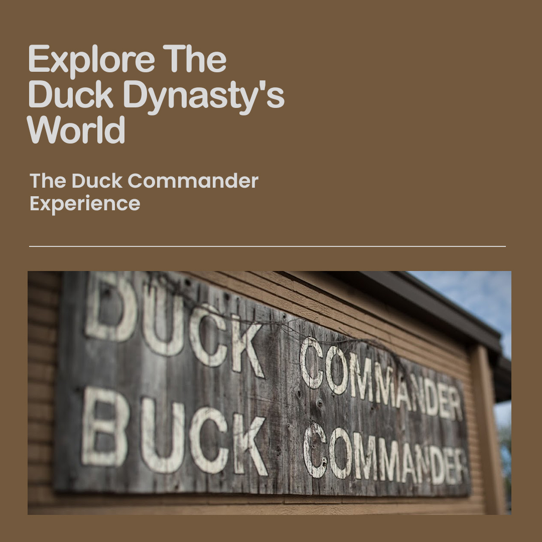 hamptonwestmon1's tweet photo. Visit Duck Commander for an unforgettable experience and a glimpse into the world of Duck Dynasty. You can visit us at https://t.co/y5phCj9bRf or contact our number +1 318-938-2800. 

#instahotels #vacation #holidays #hotel #tourism #tour #airbnb #Experience #travel #trip https://t.co/TuzSFYwrUj