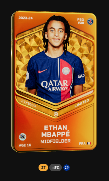COMING AT YOU WITH YET ANOTHER GIVEAWAY!!🔥🔥
   
-ETHAN MBAPPE🔥🔥 (20 € VALUE)

To Enter: 
1. Like and Repost 
2. Follow me
3. REGISTER HERE freecash.com/r/36c7698429
 
Enter before the closing date: 25th February 
Good Luck!