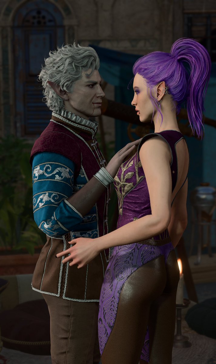 VGsilverhand's tweet photo. Loving the new vampire kisses ๐๐ฉธ
#VirtualPhotography #BaldursGate3 #Patch6 #ArtisticofSociety #VGPUnite #Astarion #AscendedAstarion https://t.co/AMwey5RUjA