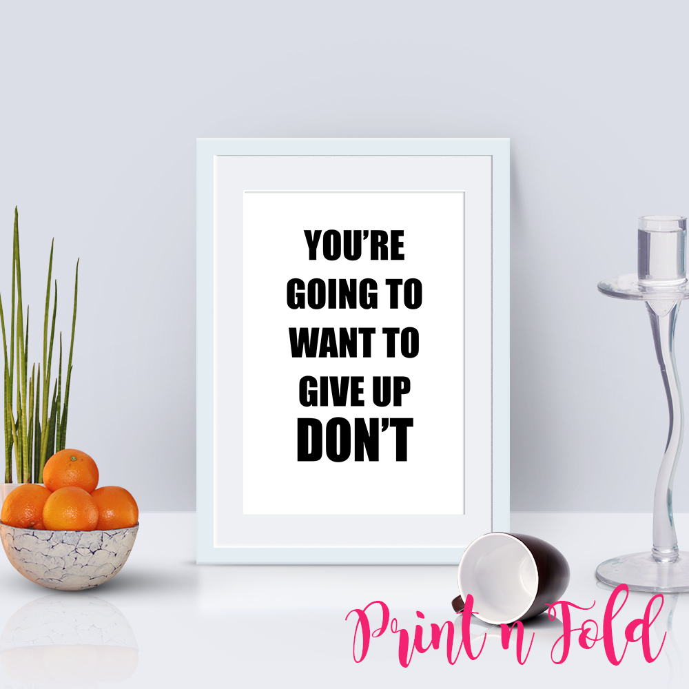PrintnFold's tweet image. You're Going To Want To Give Up 

etsy.me/48phz43 

#motivation #inspirtion #πrintable #printathome #wallprint #πoster #smallbusiness