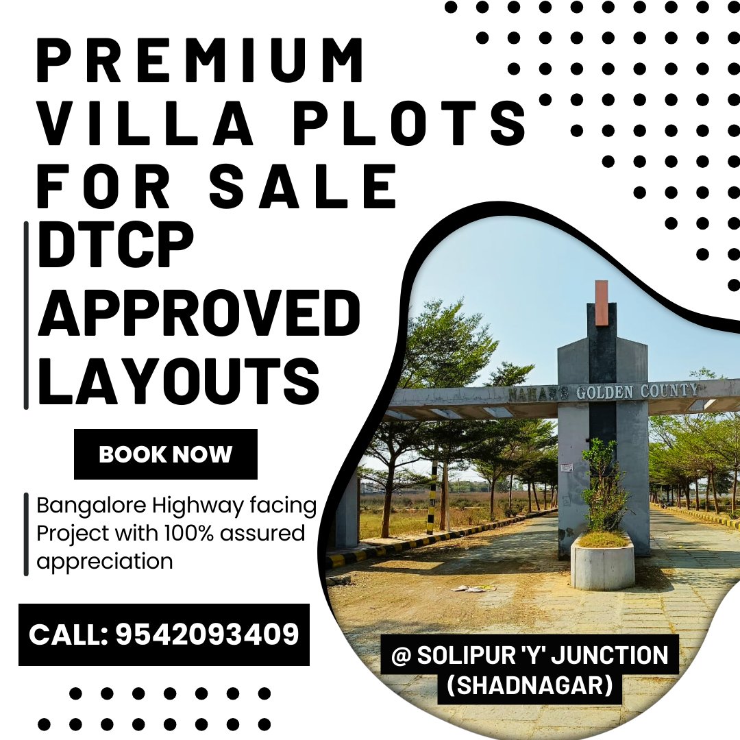 vaaraahirealtor's tweet photo. DTCP Approved open plots #shadnagar #shadnagarplots
Call:9542093409
Deals and Offers
https://t.co/FCNTM08WbO
#hyderabad #villaplots #yadagirigutta #mumbai #chennai #investmentproperty #duplex #home #houseforsale #business #owner #housing #funnyvideos #property #investments https://t.co/gnsab0AA8U