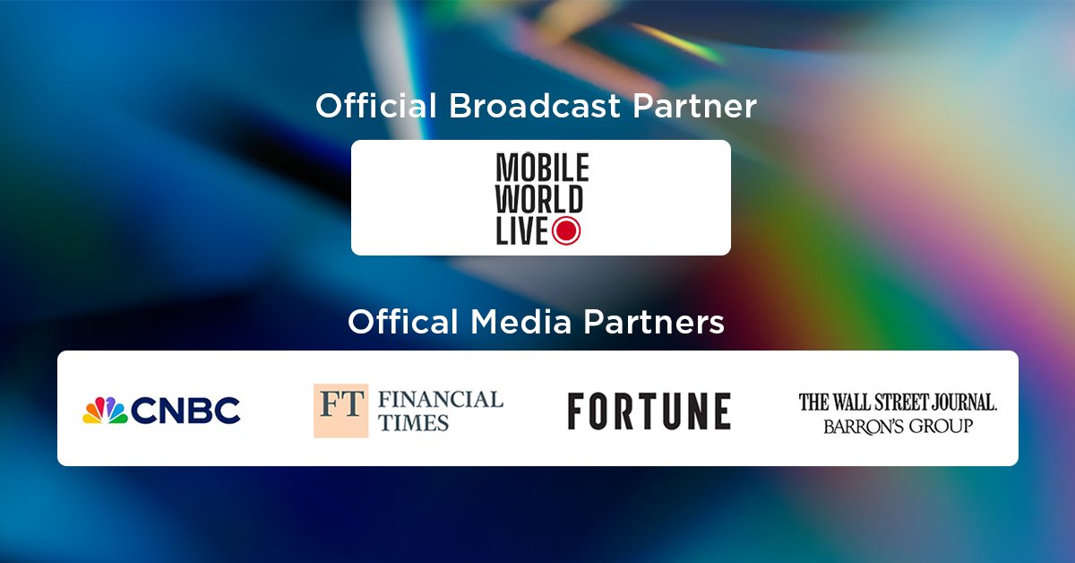 MWCHub's tweet photo. With #MWC24 now just weeks away, we'd like to give a quick shout out to our Official Broadcast partner - @mobileworldlive, Official Media Partners - @CNBC, @FT, @FortuneMagazine and @WSJ and all other Media Partners 🙌 https://t.co/EpJNu0bYlS