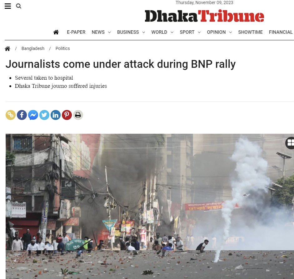 MAarafat71's tweet photo. The BNP leaders' release is something I welcome and applaud. I hope they will, in the future, strongly reconsider using violence and arson to further their political goals, which have killed innocent bystanders and law enforcement personnel.

We look forward to having a more positive political discourse and reforms to further strengthen the electoral system before the next national election and beyond.

The BNP should also reevaluate having as their supreme leader a convicted fugitive and someone who was proven to have been involved in the August 21 grenade attack. 

We need to go to the root of the problem, make fundamental changes, and find a sustainable solution.