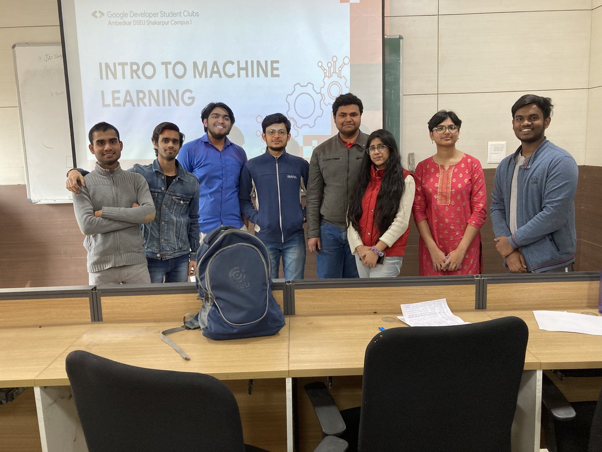 ambedkargdsc's tweet photo. 🚀 Recently wrapped up an electrifying Machine Learning extravaganza! From immersive interactive sessions exploring ML tools to captivating talks demystifying ML intricacies, on Feb 15.
Huge shoutout to the organizers, speaker and tech enthusiasts for making it truly remarkable! https://t.co/dKZRDq1kR7