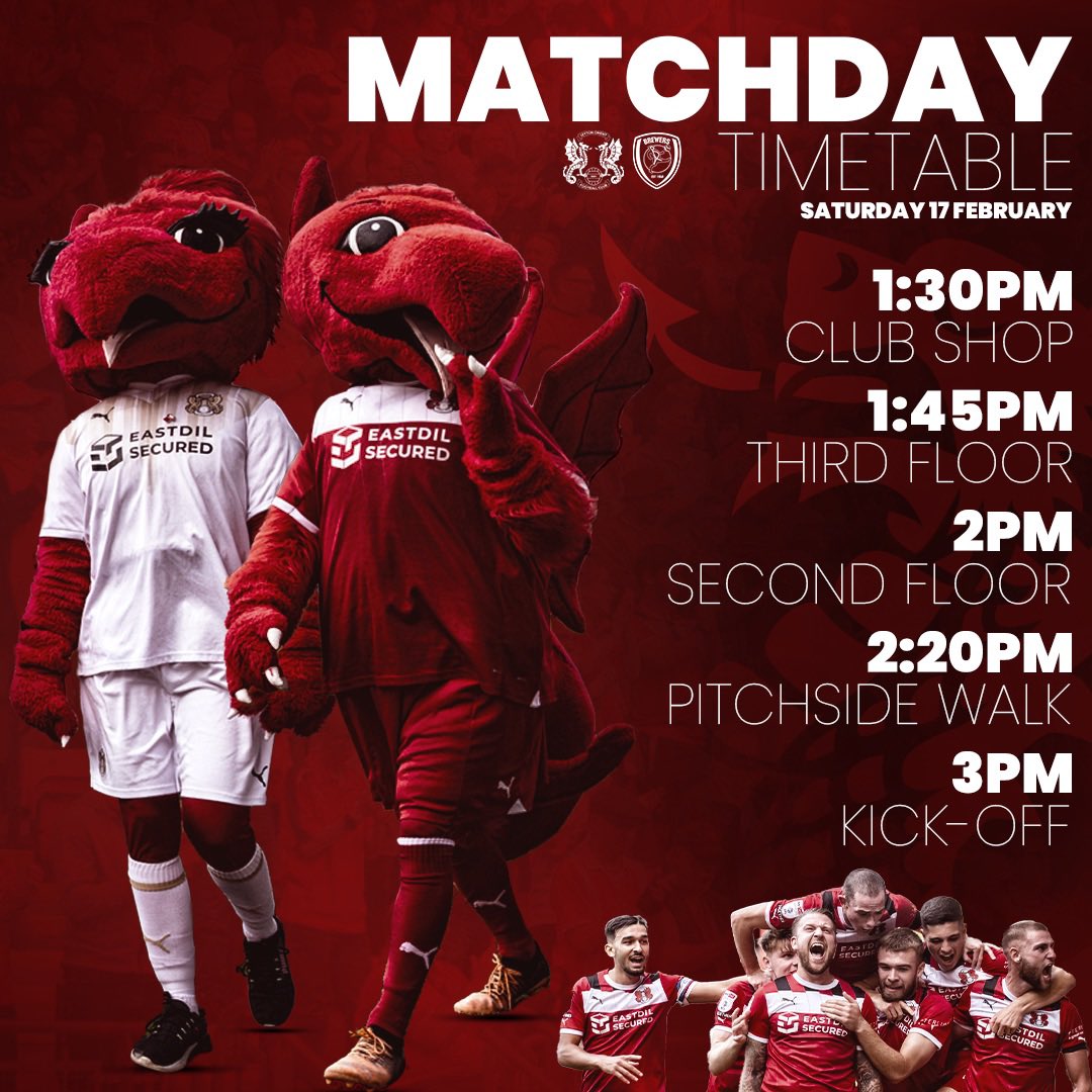 Theโญ๏ธ_Wyvern (@theo_wyvern) on Twitter photo Our schedule for today ๐๐ป
๐๐ป See you soon <a href="/leytonorientfc/">Leyton Orient FC</a> fans
#LOFC #OneOrient Our schedule for today ๐๐ป
๐๐ป See you soon <a href="/leytonorientfc/">Leyton Orient FC</a> fans
#LOFC #OneOrient