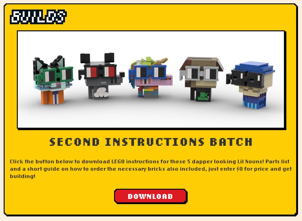 After a brief downtime lilbrickz.wtf is up again, and the error with the new instructions not downloading were fixed so go for it!