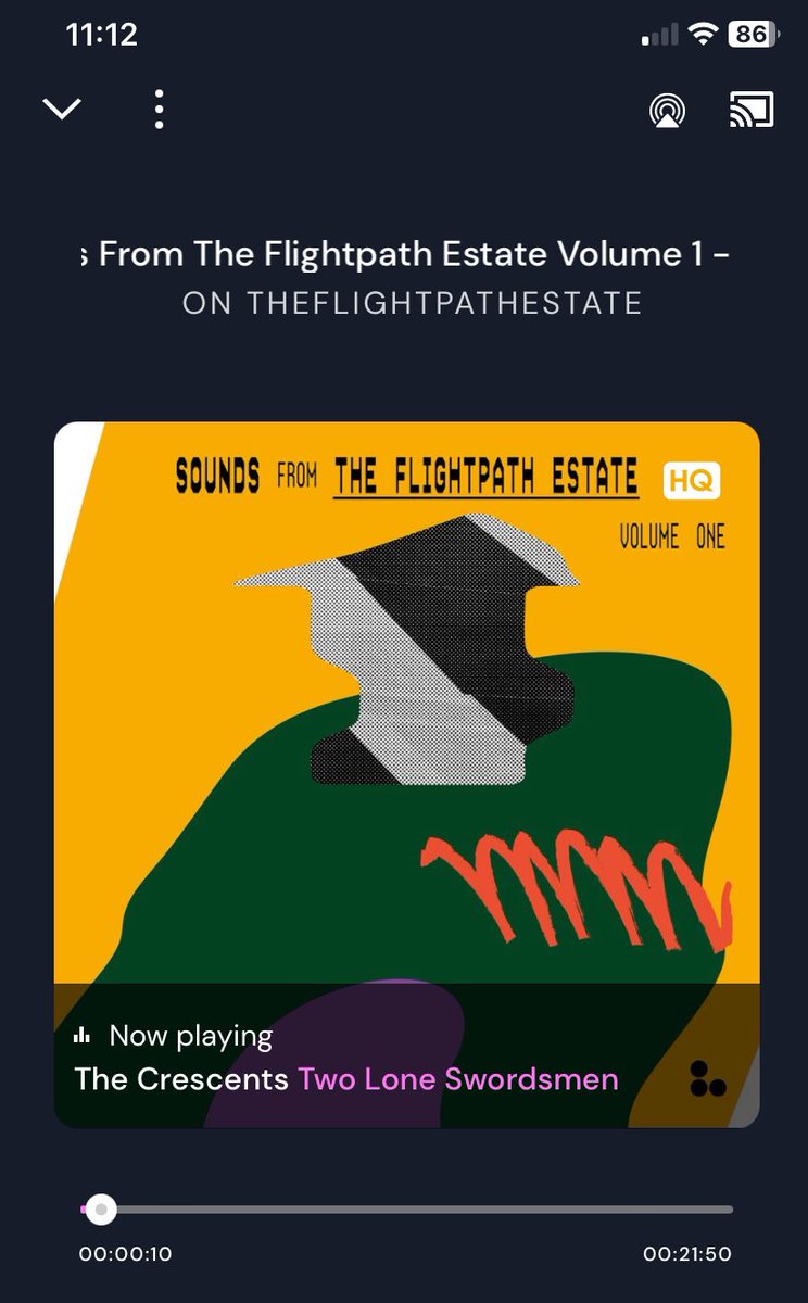 DrCEMJarvis's tweet photo. Saturday morning and no vinyl today. Instead streaming the promo mix for the fourth coming ‘Sounds from the FlightPath Estate’ the record and project that @swissadam1 and others have been working on.  
#NowPlaying️ 
#NotVinyl https://t.co/p9AYJqkThw