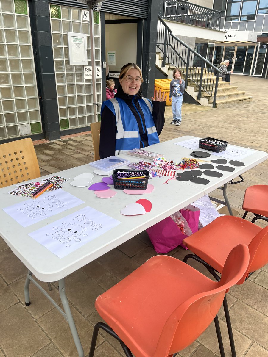 Meet our walking lip heads! Take a photo on our selfie bench and tag @lovestevenagetc (thanks to our #markettraders for decorating the bench Add a piece of your own material to the amazing sculpture Buy yourself some candy And Mickie & Minnie are soon joining the building!!